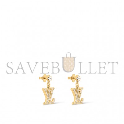 LOUIS VUITTON LADY LV EARRINGS M01844